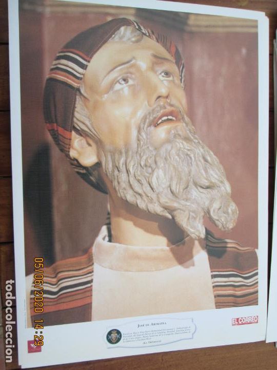Coleccionismo: JOSE DE ARIMATEA , LA TRINIDAD HERMANDAD LAMINA 40X29 CM PAPEL GRUESO SATINADO - CAJA SUR