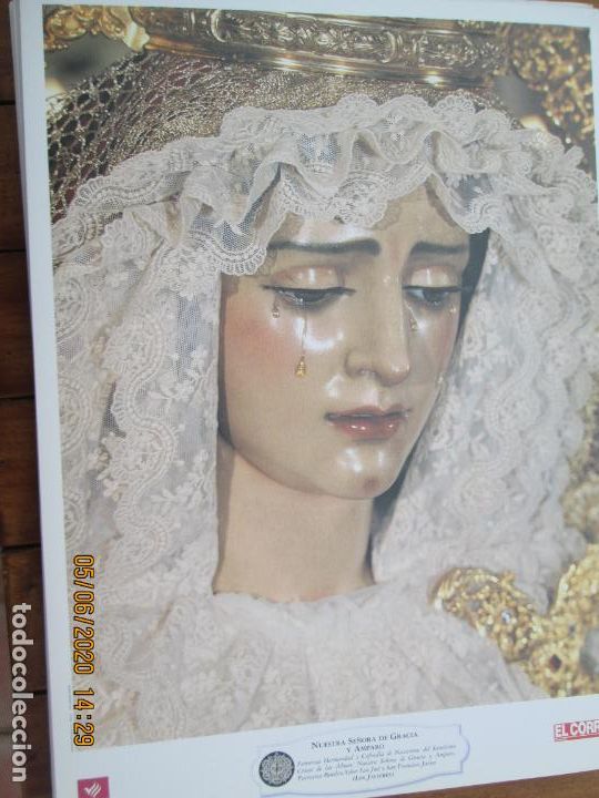 Coleccionismo: NUESTRA SE&Ntilde;ORA DE GRACIA Y AMPARO , LOS JAVIERES HERMANDAD LAMINA 40X29 CM PAPEL GRUESO SATINADO - C