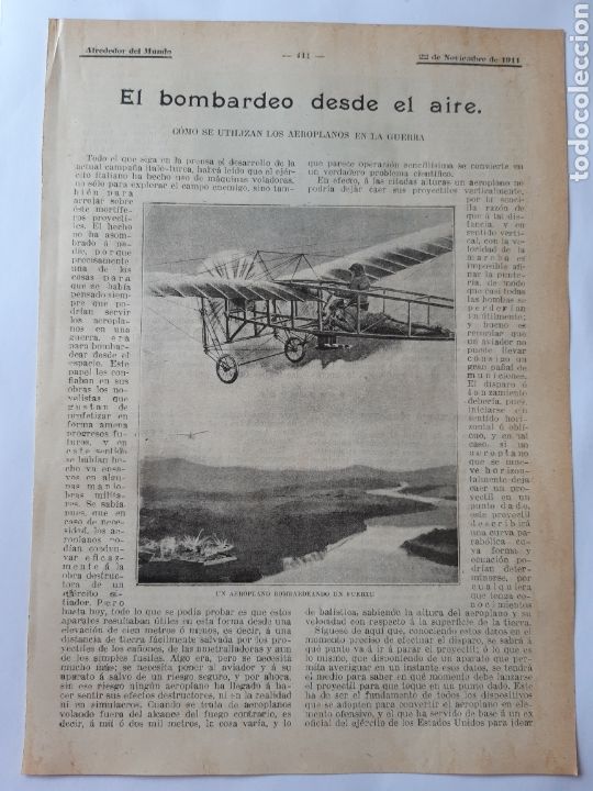 Coleccionismo: BOMBARDEO DESDE EL AIRE. C&Oacute;MO DE UTILIZAN LOS AEROPLANOS EN LA GUERRA / C&Oacute;MO MURI&Oacute; SOCRATES