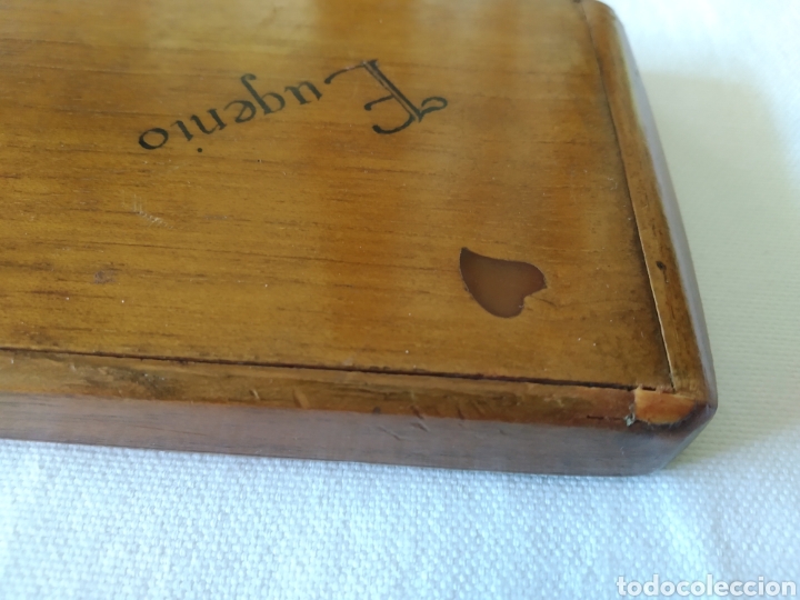 Coleccionismo: ANTIGUA PITILLERA DE MADERA - Foto 2