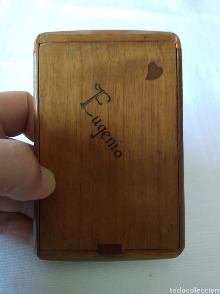 Coleccionismo: ANTIGUA PITILLERA DE MADERA - Foto 7