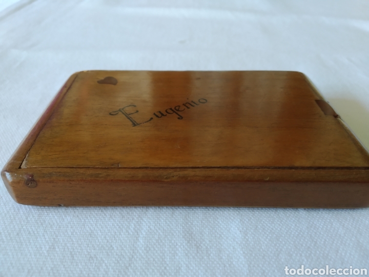 Coleccionismo: ANTIGUA PITILLERA DE MADERA - Foto 8
