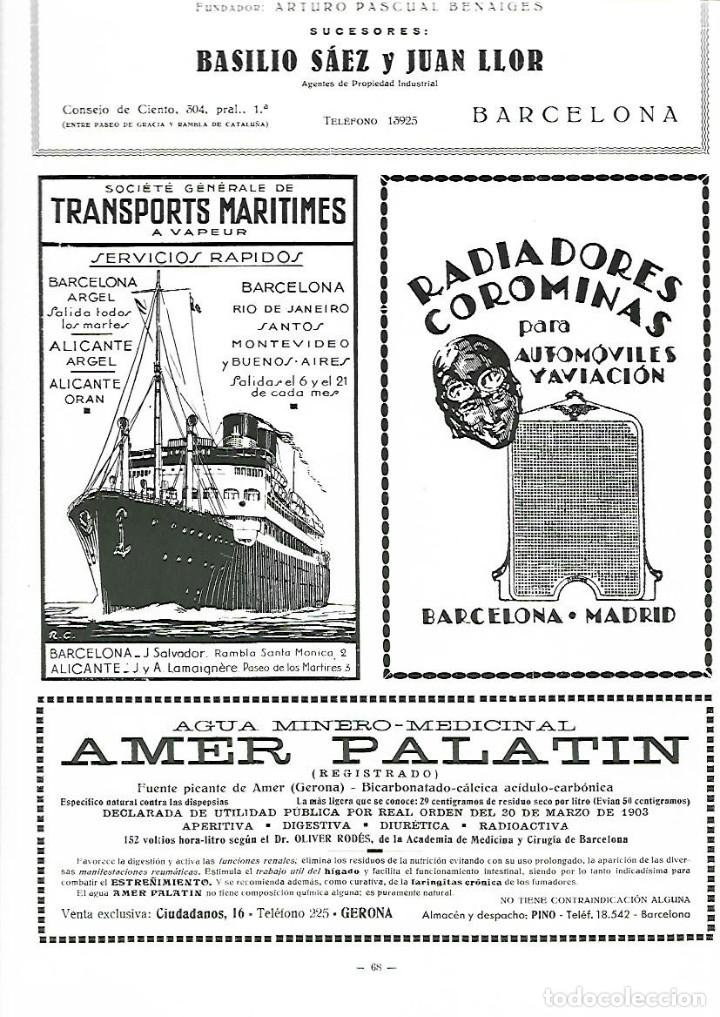 Collecting paper: A&Ntilde;O 1933 PUBLICIDAD AGUA MINERAL MINERO MEDICINAL AMER PALATIN FUENTE PICANTE AMER GIRONA
