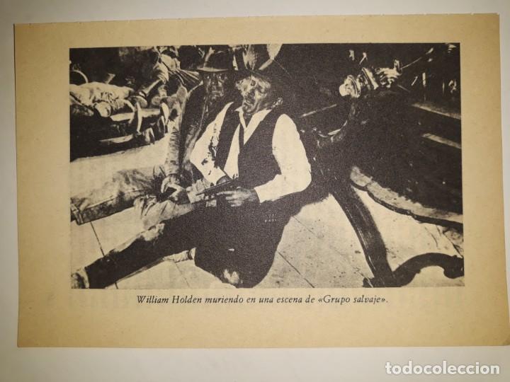 Coleccionismo: FOTO ACTOR WILLIAM HOLDEN ESCENA PEL&Iacute;CULA GRUPO SALVAJE CINE ODISEA SAM PECKINPAH MUERE MITO VIEJO O