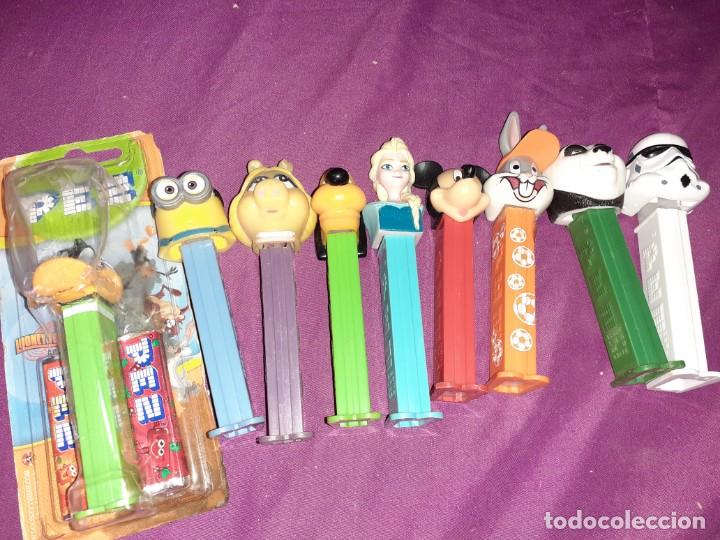 Coleccionismo: 9 bote caramelos pez de Walt Disney, warner Bros, Star Wars ,oso,vacio,
