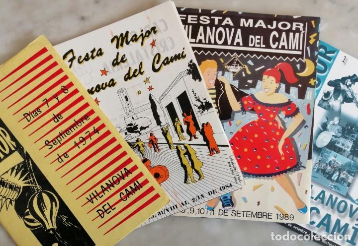 Coleccionismo: VILANOVA DEL CAMI-Festa Major - Foto 1