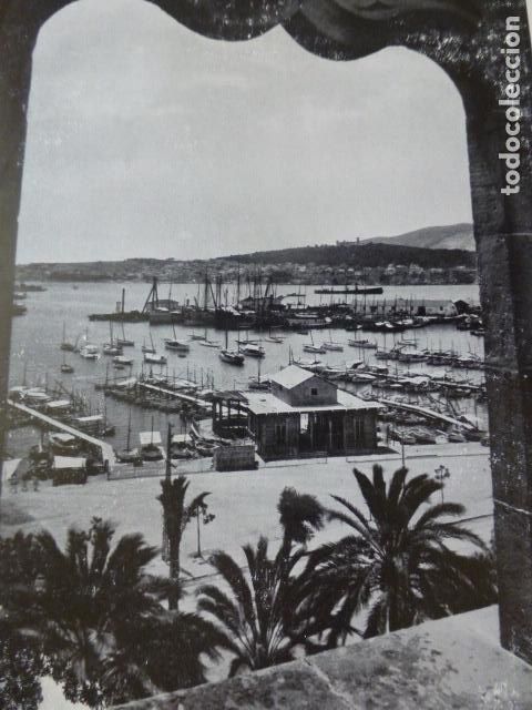 Coleccionismo: PALMA DE MALLORCA DETALLE DE LA CIUDAD ANTIGUA LAMINA HUECOGRABADO A&Ntilde;OS 20