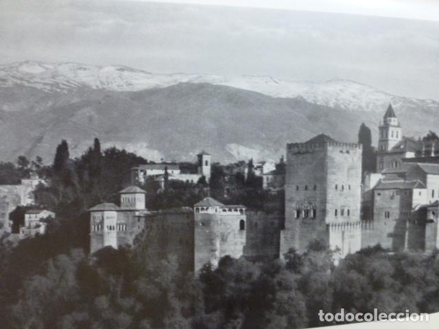 Sammelleidenschaft Papier: GRANADA LA ALHAMBRA ANTIGUA LAMINA HUECOGRABADO A&Ntilde;OS 20