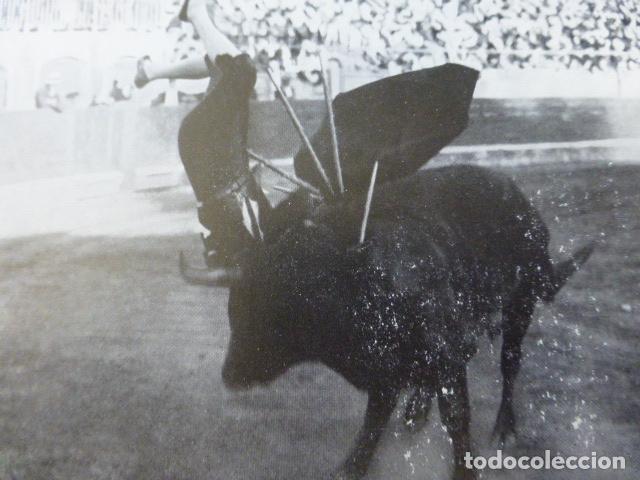 Colecionismo: MADRID CORRIDA DE TOROS ANTIGUA LAMINA HUECOGRABADO A&Ntilde;OS 20
