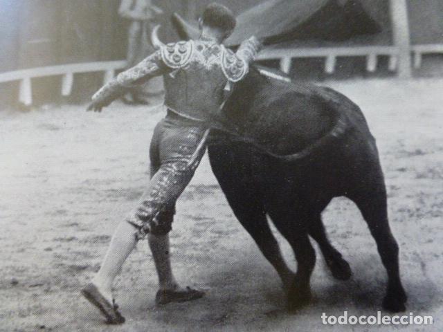 Coleccionismo: MADRID CORRIDA DE TOROS ANTIGUA LAMINA HUECOGRABADO A&Ntilde;OS 20
