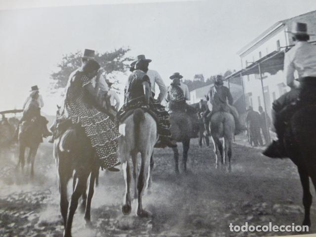 Coleccionismo: ALMONTE HUELVA ROMERIA DEL ROCIO ANTIGUA LAMINA HUECOGRABADO A&Ntilde;OS 20