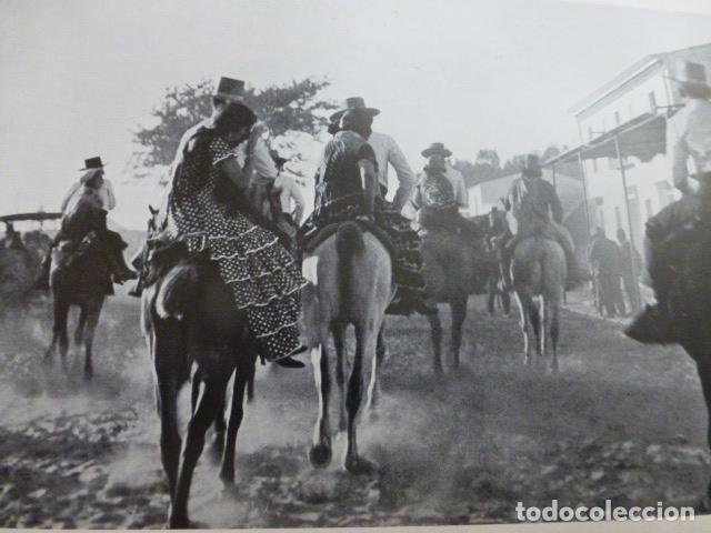 Colecionismo: ALMONTE HUELVA ROMERIA DEL ROCIO ANTIGUA LAMINA HUECOGRABADO A&Ntilde;OS 20