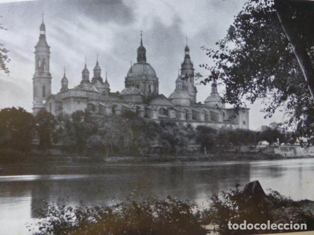 Collecting paper: ZARAGOZA EL PILAR ANTIGUA LAMINA HUECOGRABADO A&Ntilde;OS 20