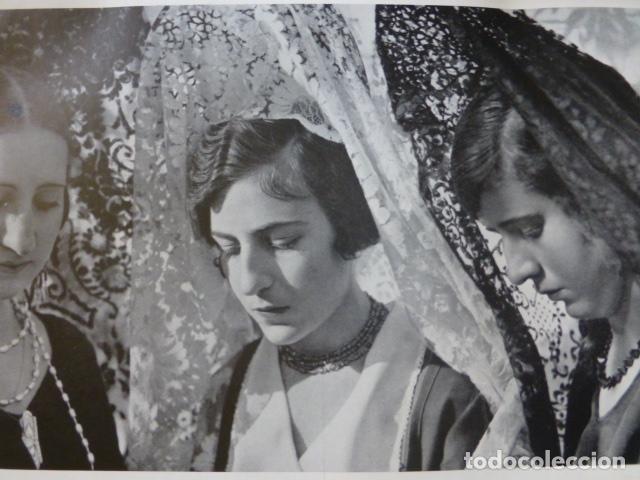 Colecionismo: MADRID JOVENES CON MANTILLA ANTIGUA LAMINA HUECOGRABADO A&Ntilde;OS 20