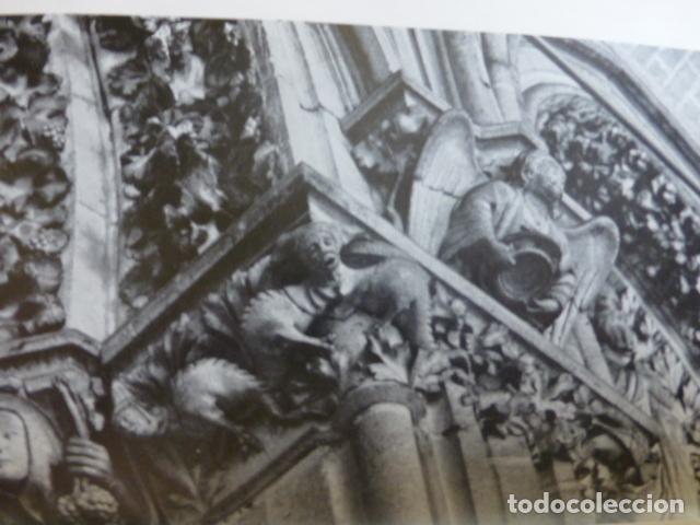 Colecionismo: BURGOS DETALLE DE LA CATEDRAL ANTIGUA LAMINA HUECOGRABADO A&Ntilde;OS 20