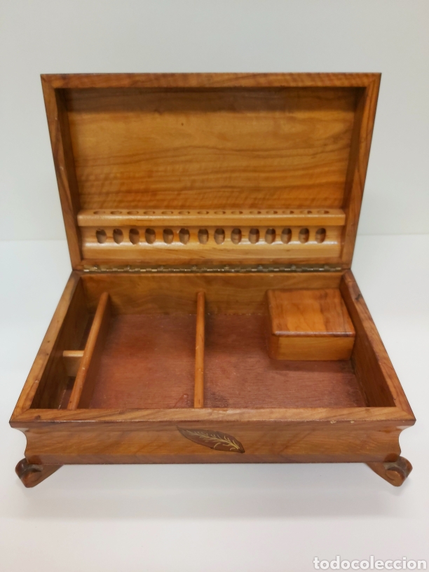 Coleccionismo: Caja madera musical para pipas - Foto 7