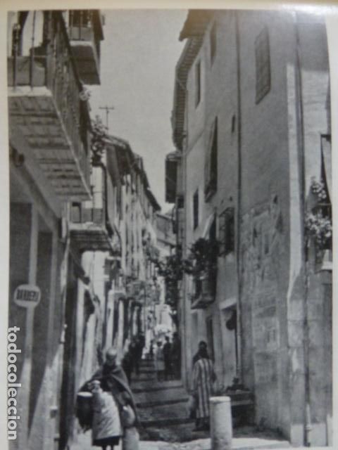 Sammelleidenschaft Papier: GRANADA CALLE EN EL ALBAICIN ANTIGUA LAMINA HUECOGRABADO A&Ntilde;OS 20