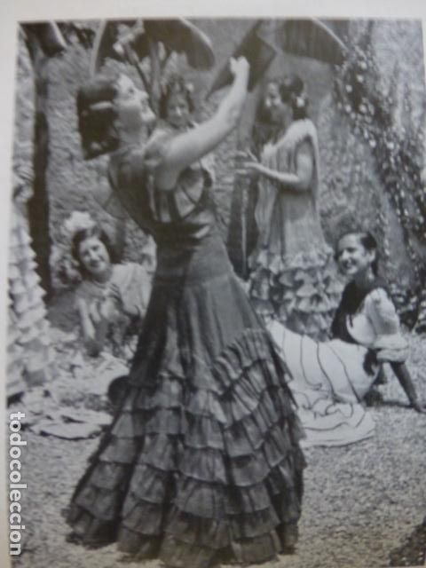 Collectionnisme: MALAGA BAILE TIPICO ANTIGUA LAMINA HUECOGRABADO A&Ntilde;OS 20