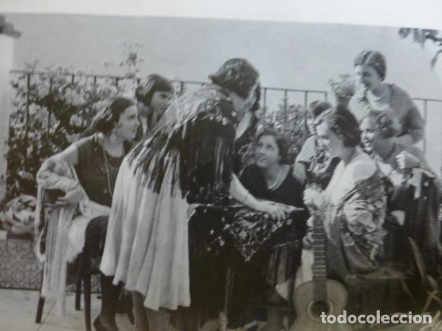 Collectionnisme: MALAGA TERTULIA ANTIGUA LAMINA HUECOGRABADO A&Ntilde;OS 20