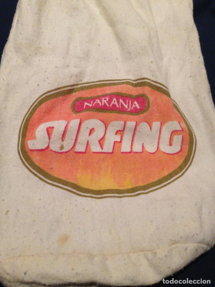 Coleccionismo: Bolsa de algodon ,publicidad,SURFING NARANJA. - Foto 4