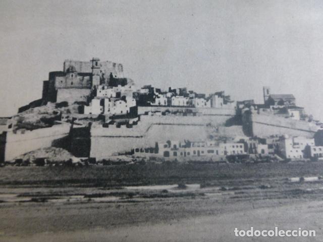 Sammelleidenschaft Papier: PE&Ntilde;ISCOLA CASTELLON VISTA ANTIGUA LAMINA HUECOGRABADO A&Ntilde;OS 50
