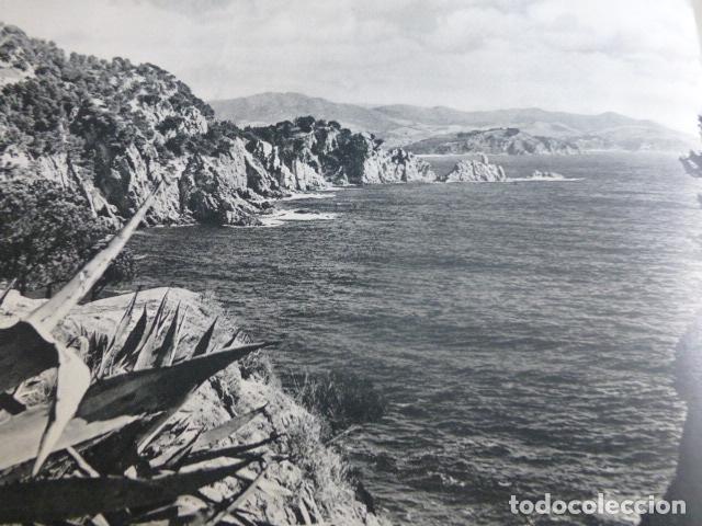 Coleccionismo: COSTA BRAVA GERONA ANTIGUA LAMINA HUECOGRABADO A&Ntilde;OS 50