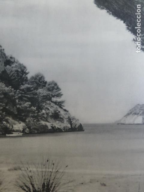 Sammelleidenschaft Papier: CALA DE SANTA GALDANA MENORCA ANTIGUA LAMINA HUECOGRABADO A&Ntilde;OS 50