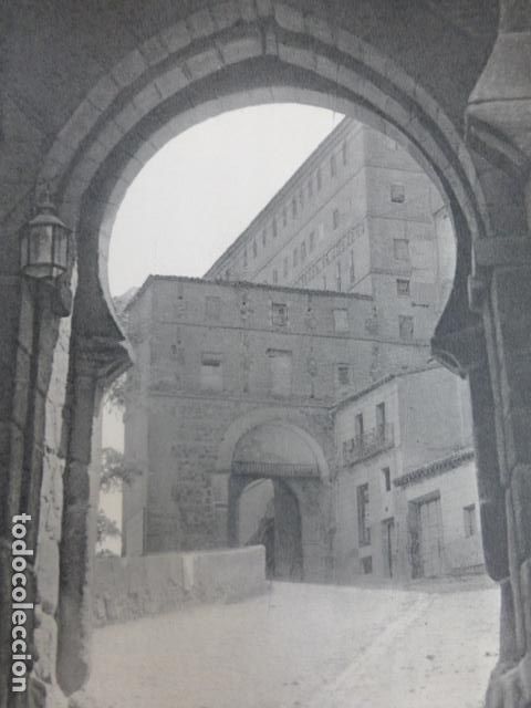 Sammelleidenschaft Papier: TOLEDO ARCO DE LA PUERTA DEL SOL ANTIGUA LAMINA HUECOGRABADO A&Ntilde;OS 50