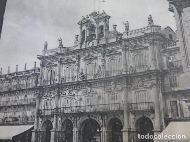 Sammelleidenschaft Papier: SALAMANCA PLAZA MAYOR ANTIGUA LAMINA HUECOGRABADO A&Ntilde;OS 50