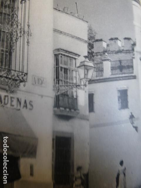 Coleccionismo: SEVILLA BARRIO DE SANTA CRUZ ANTIGUA LAMINA HUECOGRABADO A&Ntilde;OS 50
