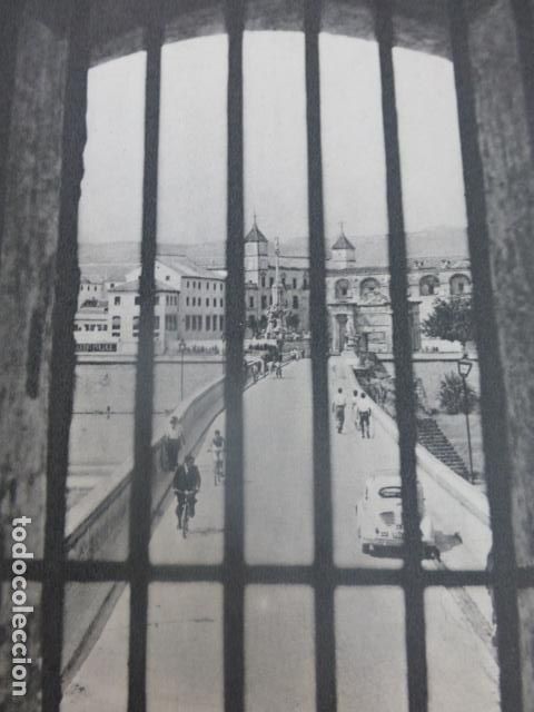Collecting paper: CORDOBA EL PUENTE DESDE LA CALAHORRA ANTIGUA LAMINA HUECOGRABADO A&Ntilde;OS 50