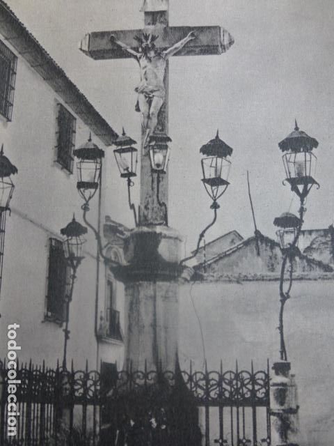 Collecting paper: CORDOBA CRISTO DE LOS FAROLES ANTIGUA LAMINA HUECOGRABADO A&Ntilde;OS 50