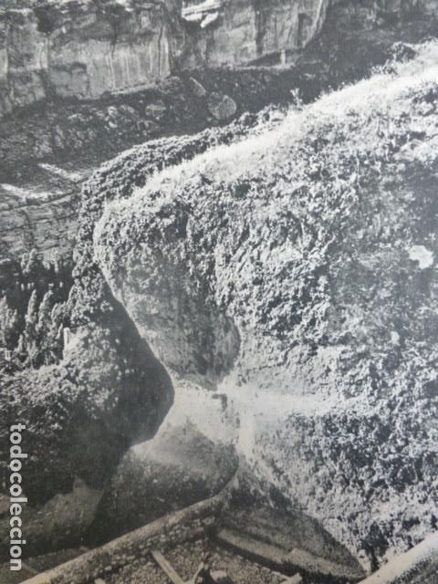 Coleccionismo: CUENCA BAJADA DE LAS ANGUSTIAS ANTIGUA LAMINA HUECOGRABADO A&Ntilde;OS 50
