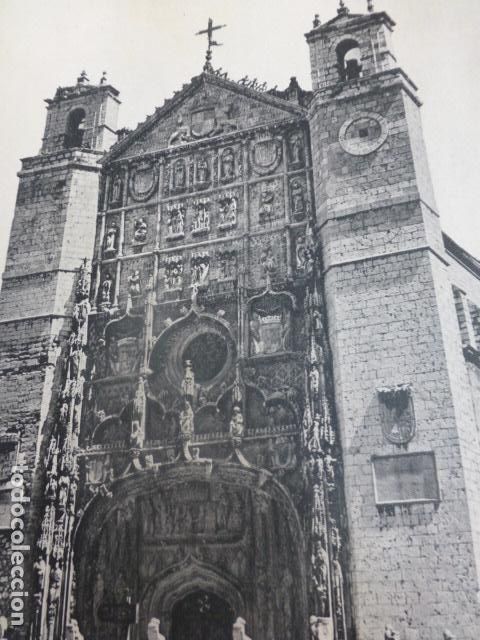 Coleccionismo: VALLADOLID SAN PABLO ANTIGUA LAMINA HUECOGRABADO A&Ntilde;OS 50