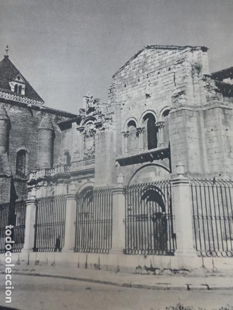 Coleccionismo: LEON SAN ISIDORO ANTIGUA LAMINA HUECOGRABADO A&Ntilde;OS 50