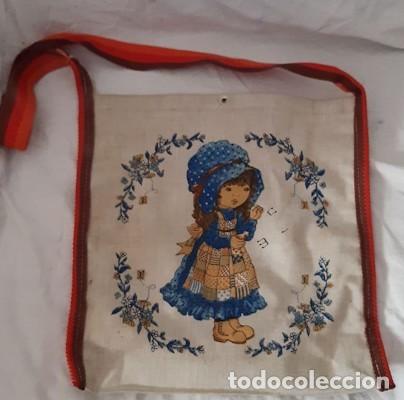 Coleccionismo: BOLSA DE LONA CON LA MU&Ntilde;ECA LAURA - Foto 1