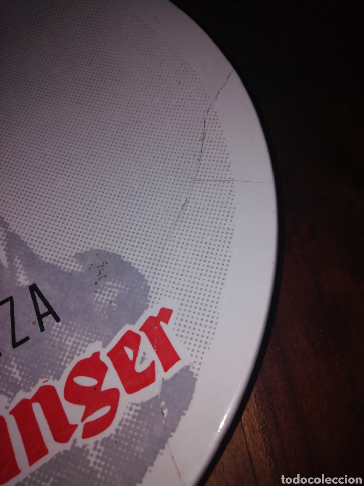 Coleccionismo: Plato de la cerveza HENNINGER - Foto 3