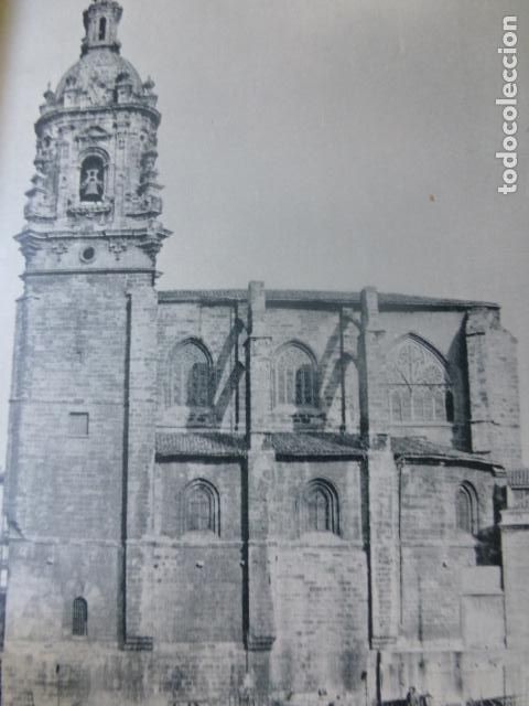 Coleccionismo: BILBAO IGLESIA DE SAN ANTONIO ABAD ANTIGUA LAMINA HUECOGRABADO