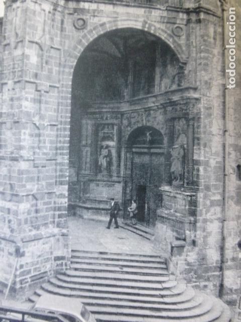 Coleccionismo: BILBAO IGLESIA DE SAN ANTONIO ABAD ANTIGUA LAMINA HUECOGRABADO