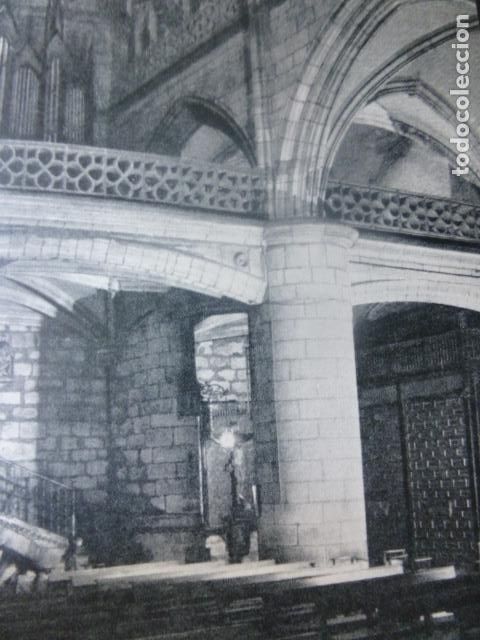 Coleccionismo: BILBAO IGLESIA DE SAN ANTONIO ABAD ANTIGUA LAMINA HUECOGRABADO