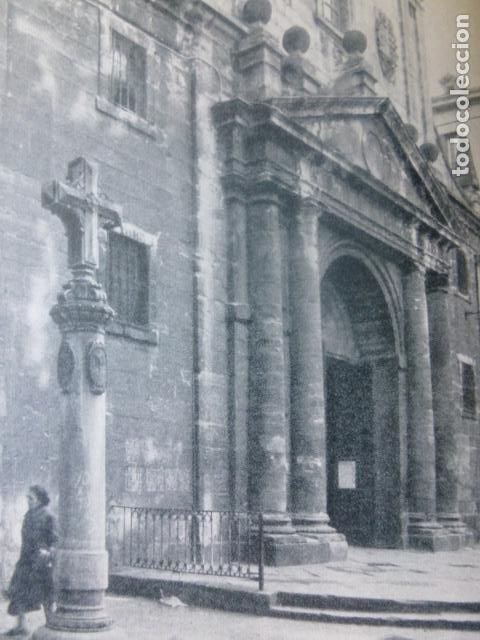 Collecting paper: BILBAO IGLESIA DE LOS SANTOS JUANES ANTIGUA LAMINA HUECOGRABADO