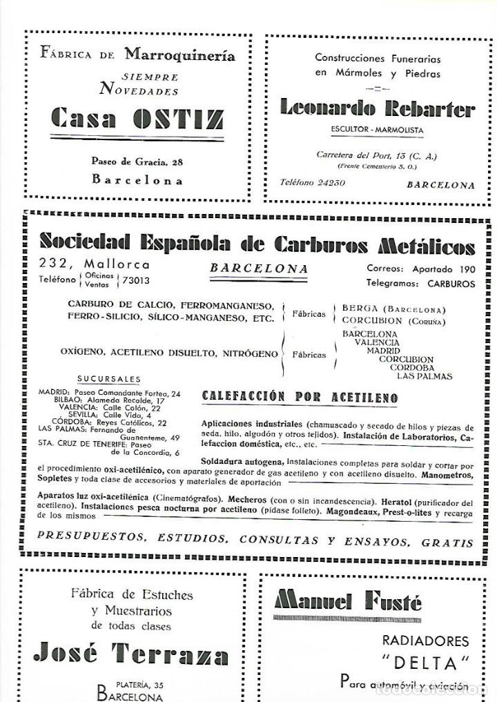 Coleccionismo: A&Ntilde;O 1933 PUBLICIDAD CASA OSTIZ FABRICA DE MARROQUINERIA BARCELONA