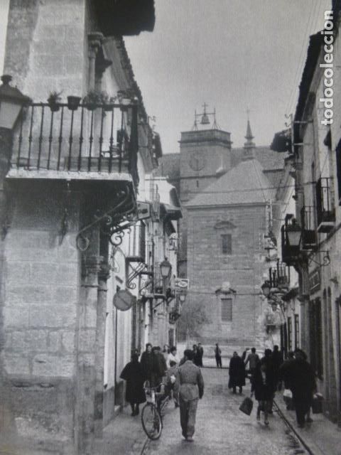 Collectionnisme: VILLANUEVA DE LOS INFANTES CIUDAD REAL ASPECTO URBANO ANTIGUA LAMINA HUECOGRABADO