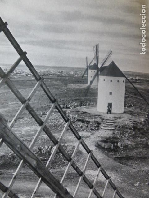 Collecting paper: ALCAZAR DE SAN JUAN CIUDAD REAL MOLINOS DE VIENTO ANTIGUA LAMINA HUECOGRABADO