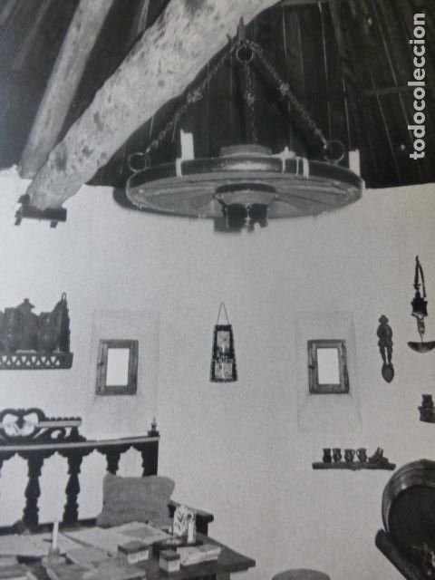 Sammelleidenschaft Papier: ALCAZAR DE SAN JUAN CIUDAD REAL INTERIOR DE UN MOLINO ANTIGUA LAMINA HUECOGRABADO