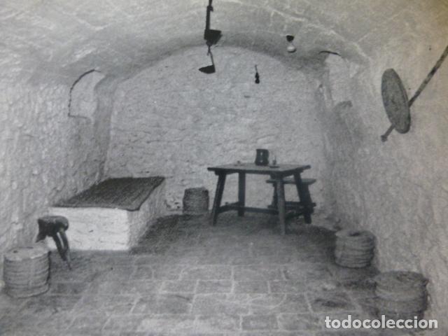 Collecting paper: ARGAMASILLA DE ALBA CIUDAD REAL CUEVA DE MEDRANO ANTIGUA LAMINA HUECOGRABADO