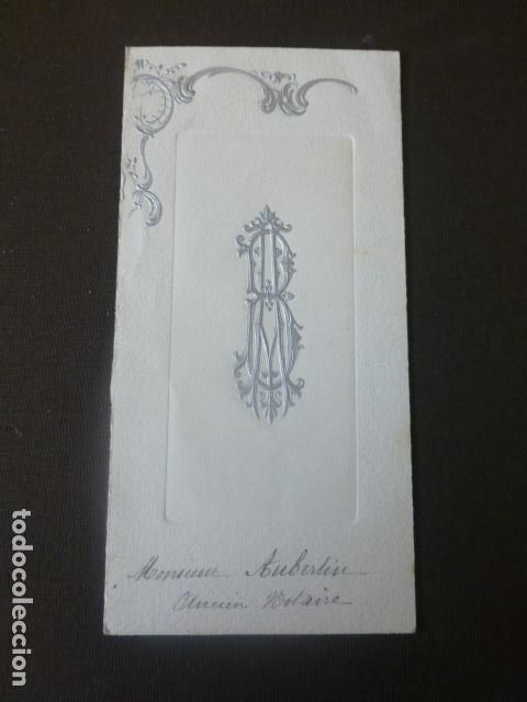 Coleccionismo: MENU CARTA MINUTA 1912 - Foto 1