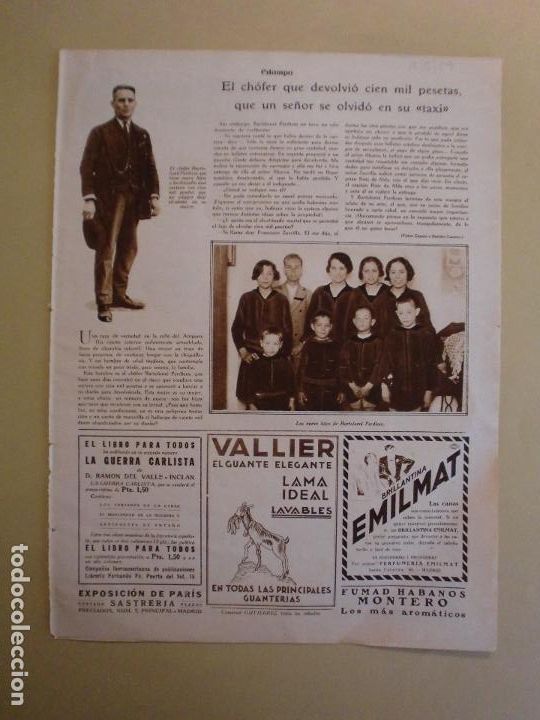 Coleccionismo: EL CHOFER QUE DEVOLVIO 100.000 PESETAS OLVIDADAS POR UN SE&Ntilde;OR EN SU TAXI - 14/51929