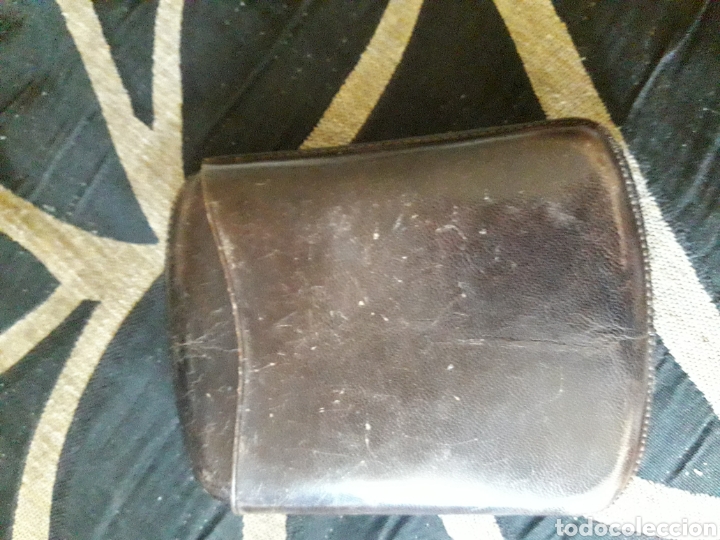Coleccionismo: Petaca de tabaco de piel de Ubrique - Foto 3