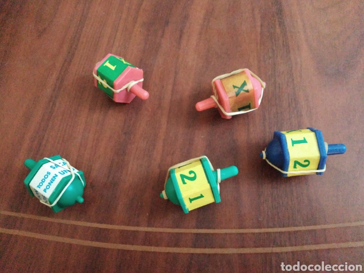 Collectionnisme: Lote de 5 perindolas de pl&aacute;stico 1X2 ( a&ntilde;os 80 )